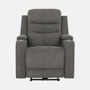 Fauteuil Inclinable Électrique Tissu Gris