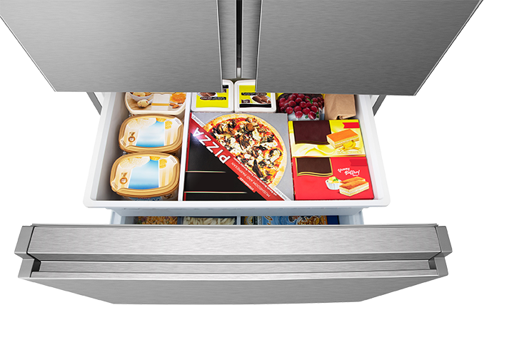 Hisense 26,6 Cu. pi. Réfrigérateur à portes françaises - RF27A3FSE Rédigez le premier avis ( Meuble Mtl )