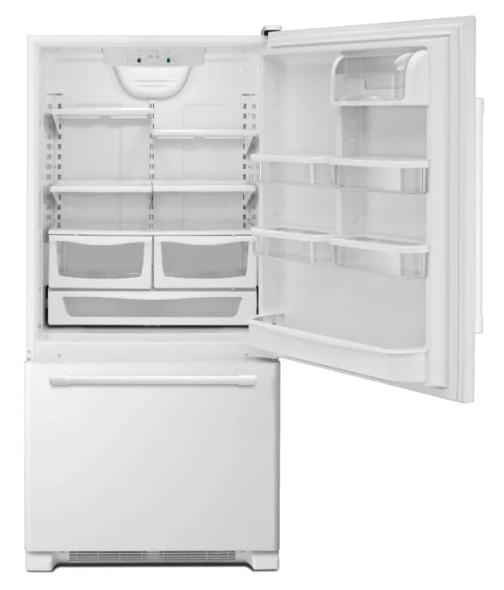 Réfrigérateur Maytag 18,6 pi³ Congélateur Bas Blanc 30 po