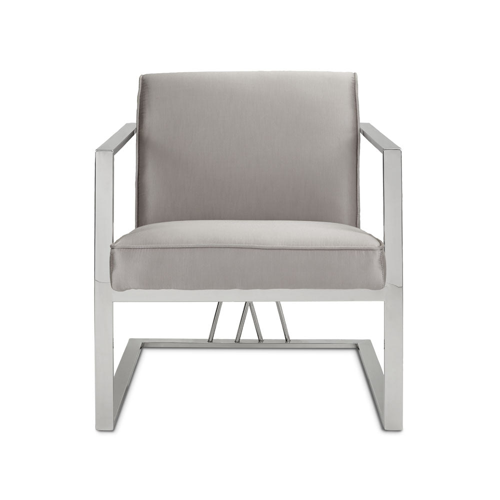Chaise Fairmont : Argent Satiné