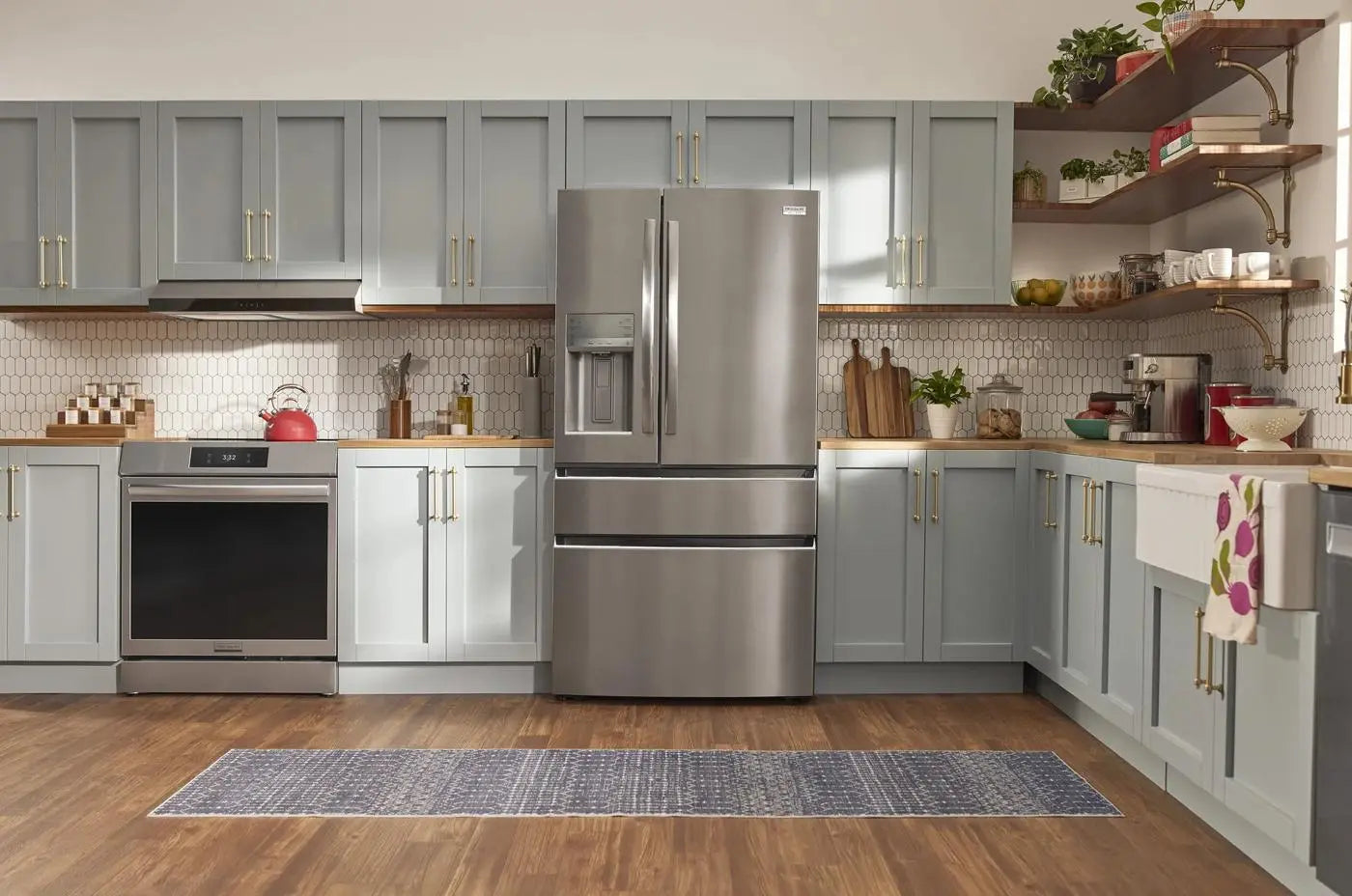Frigidaire Gallery 22 cu. ft. Stainless Steel 36" 4-Door Refrigerator