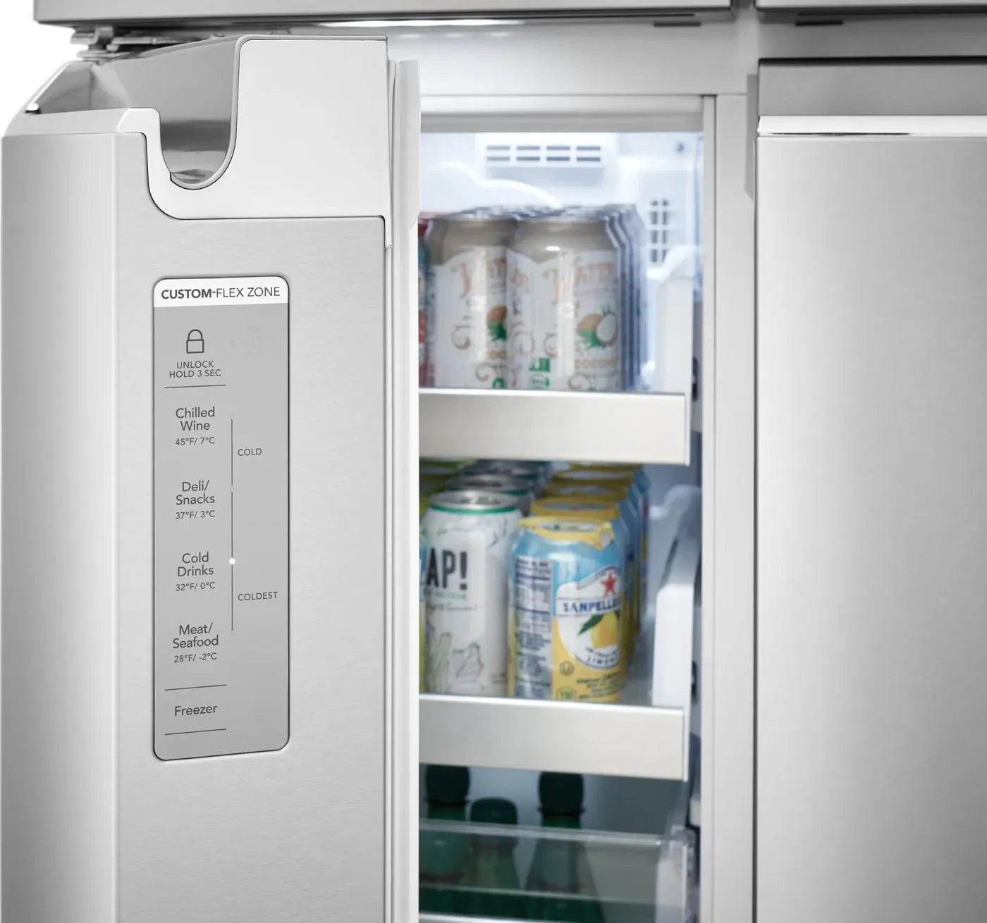 Réfrigérateur Frigidaire Gallery 36" 21,3 pi³ 4 Portes Profondeur Comptoir GRQC2255BF