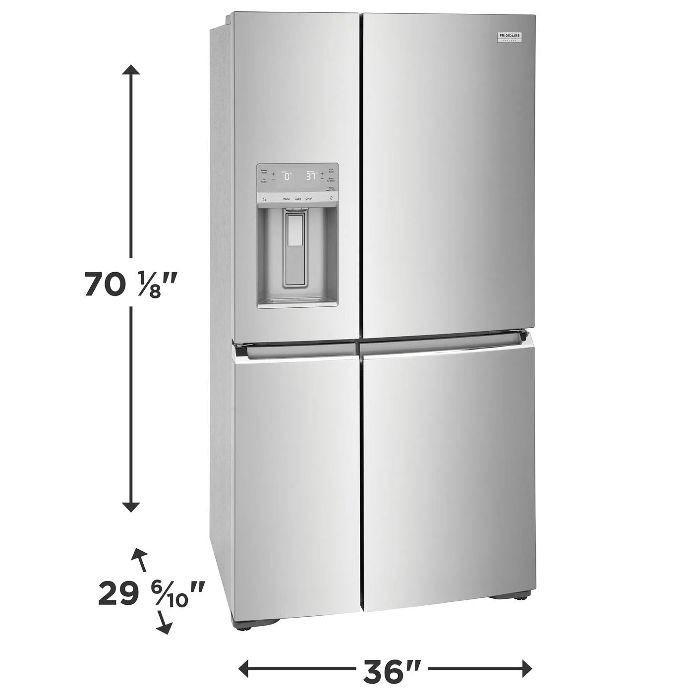 Réfrigérateur Frigidaire Gallery 36" 21,3 pi³ 4 Portes Profondeur Comptoir GRQC2255BF