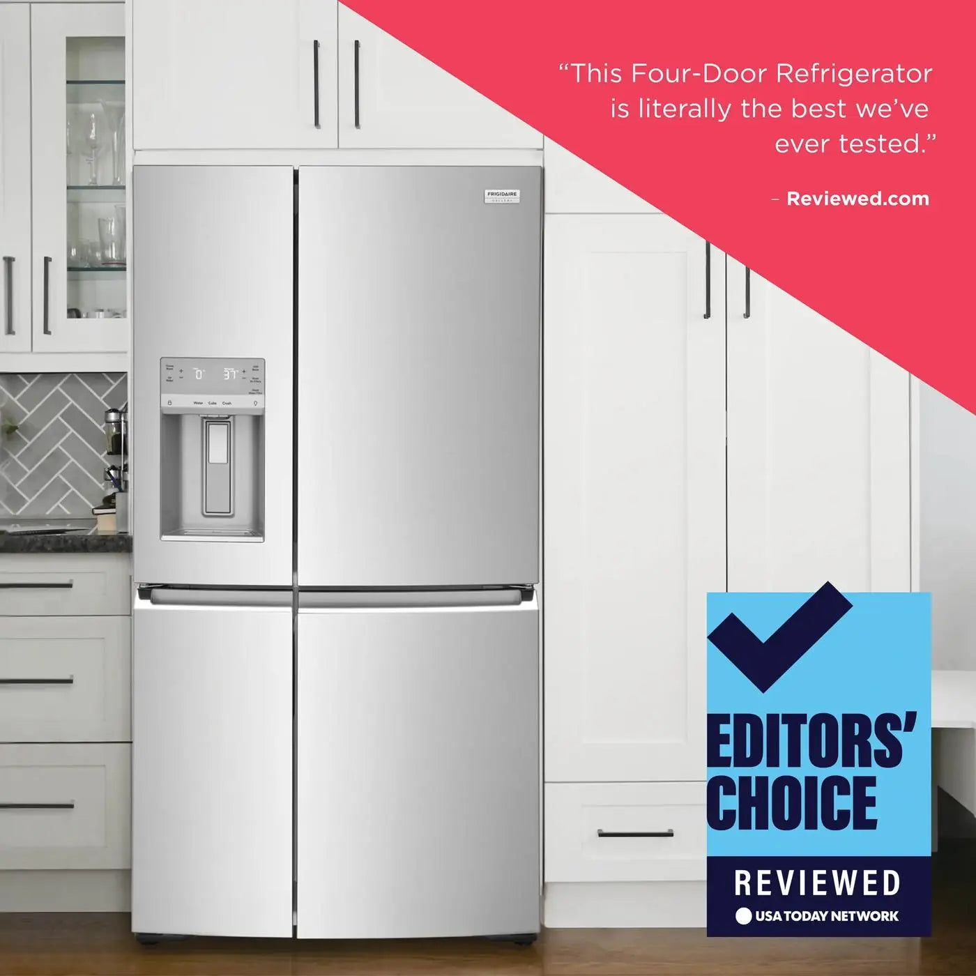 Réfrigérateur Frigidaire Gallery 36" 21,3 pi³ 4 Portes Profondeur Comptoir GRQC2255BF