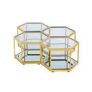Table basse dorée Swainson