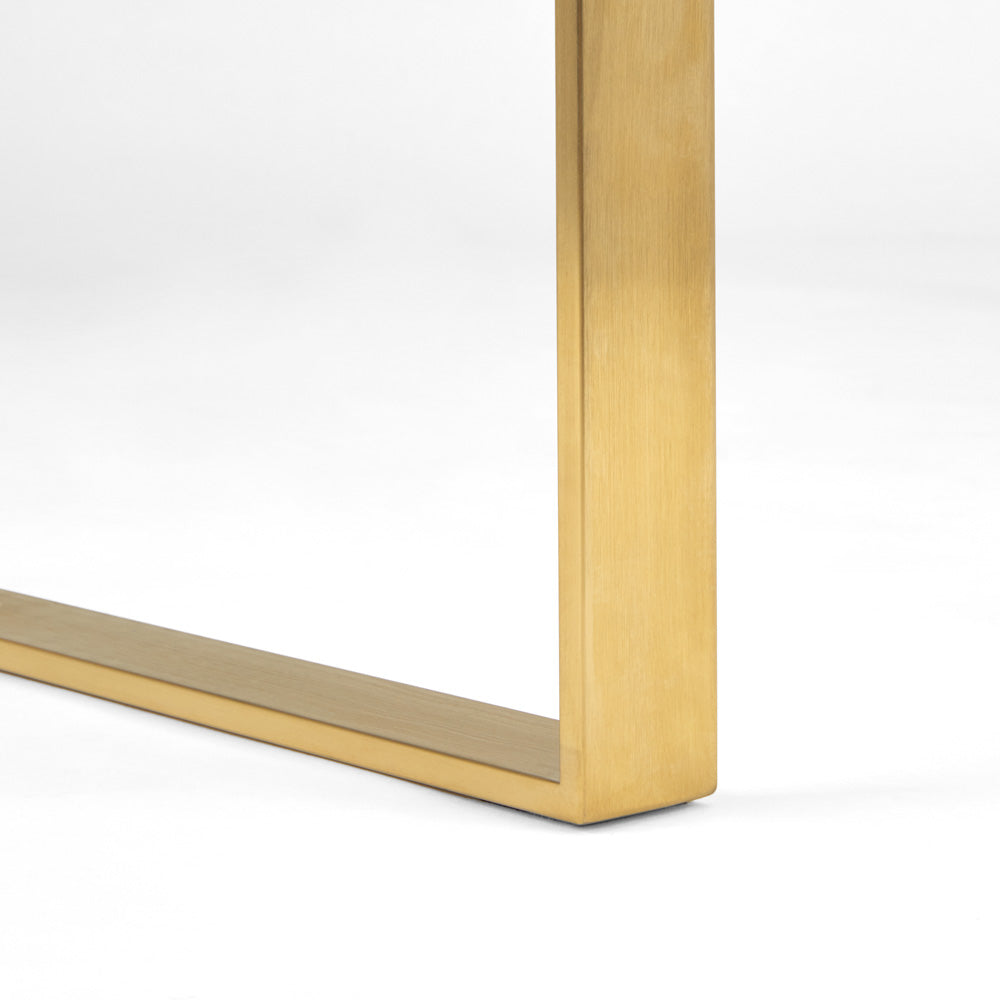 Table basse David dorée