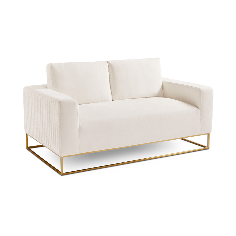 Causeuse Franklin Gold : Contessa Vanille