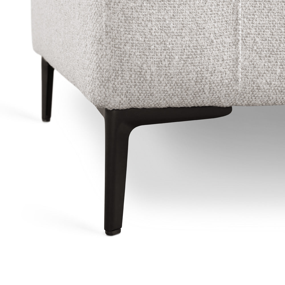 Fauteuil d'appoint Franco : Lin gris