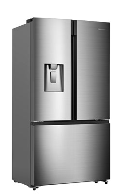 Réfrigérateur à portes françaises à profondeur de comptoir Hisense en acier inoxydable avec eau et glace (21,1 pi³) - RF208N6CSE ( Meuble Mtl )