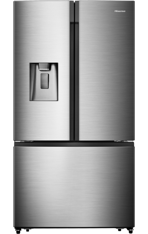 Réfrigérateur à portes françaises à profondeur de comptoir Hisense en acier inoxydable avec eau et glace (21,1 pi³) - RF208N6CSE ( Meuble Mtl )