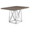 TABLE A MANGER - 36"X 48" / TAUPE FONCE / METAL CHROME ( Meuble Mtl )