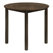 TABLE À MANGER - 36"DIA / ESPRESSO ( Meuble Mtl )