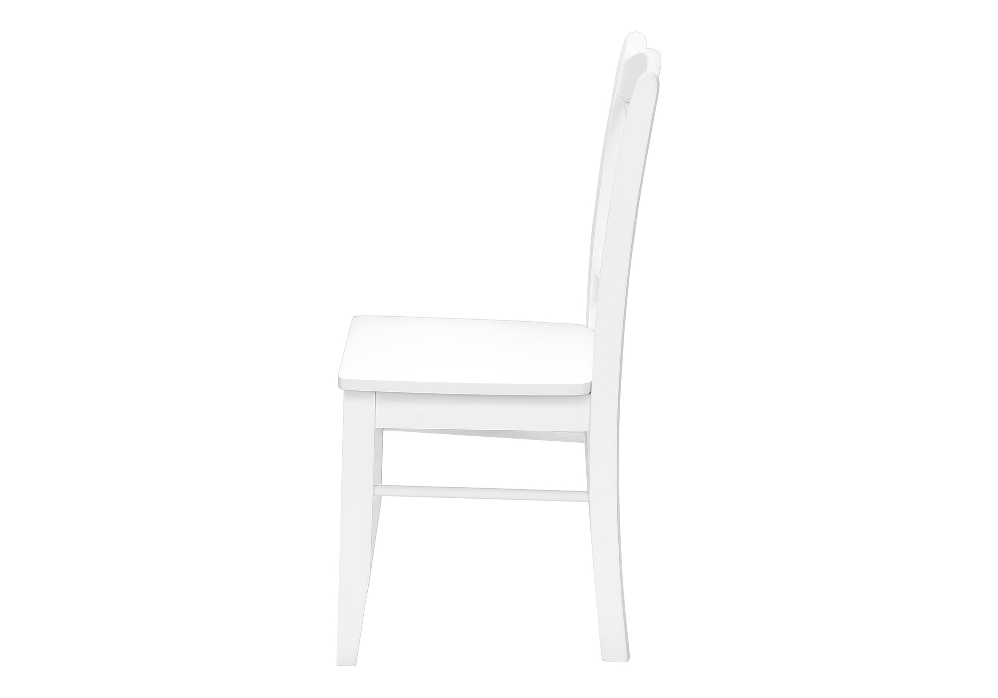 CHAISE À MANGER - 2PCS / 36"H BLANCHE