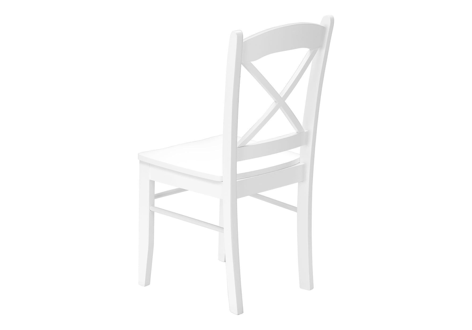 CHAISE À MANGER - 2PCS / 36"H BLANCHE
