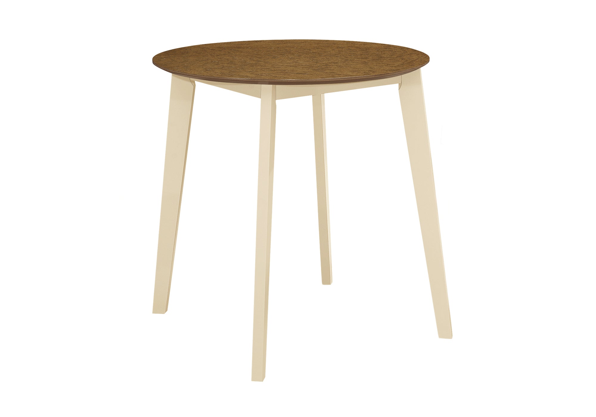 TABLE À MANGER - 30" DIA / CRÈME / PLACE CHÊNE