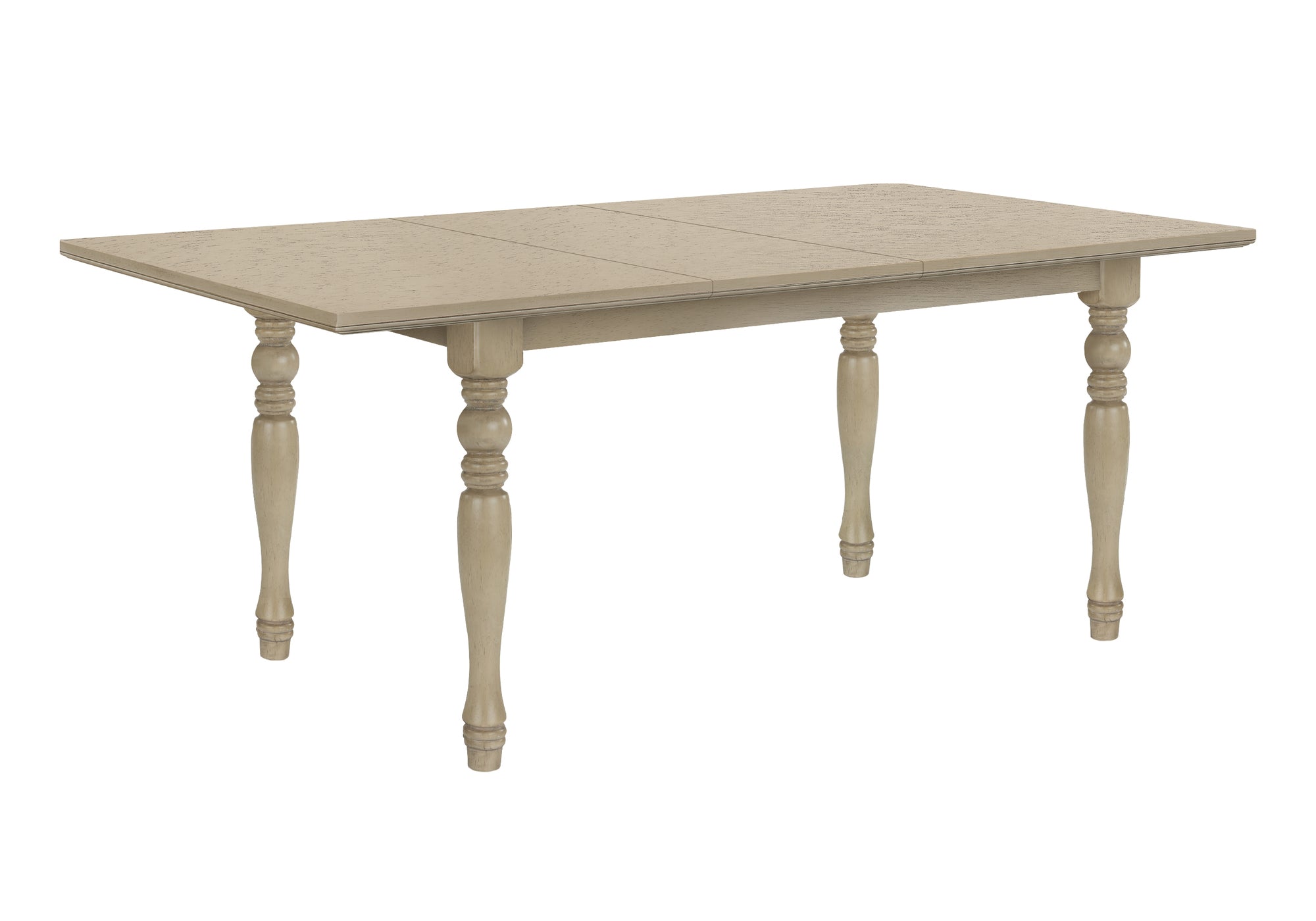 TABLE À MANGER - PLACE GRIS ANTIQUE 42"X 78"/18" EXTENSION
