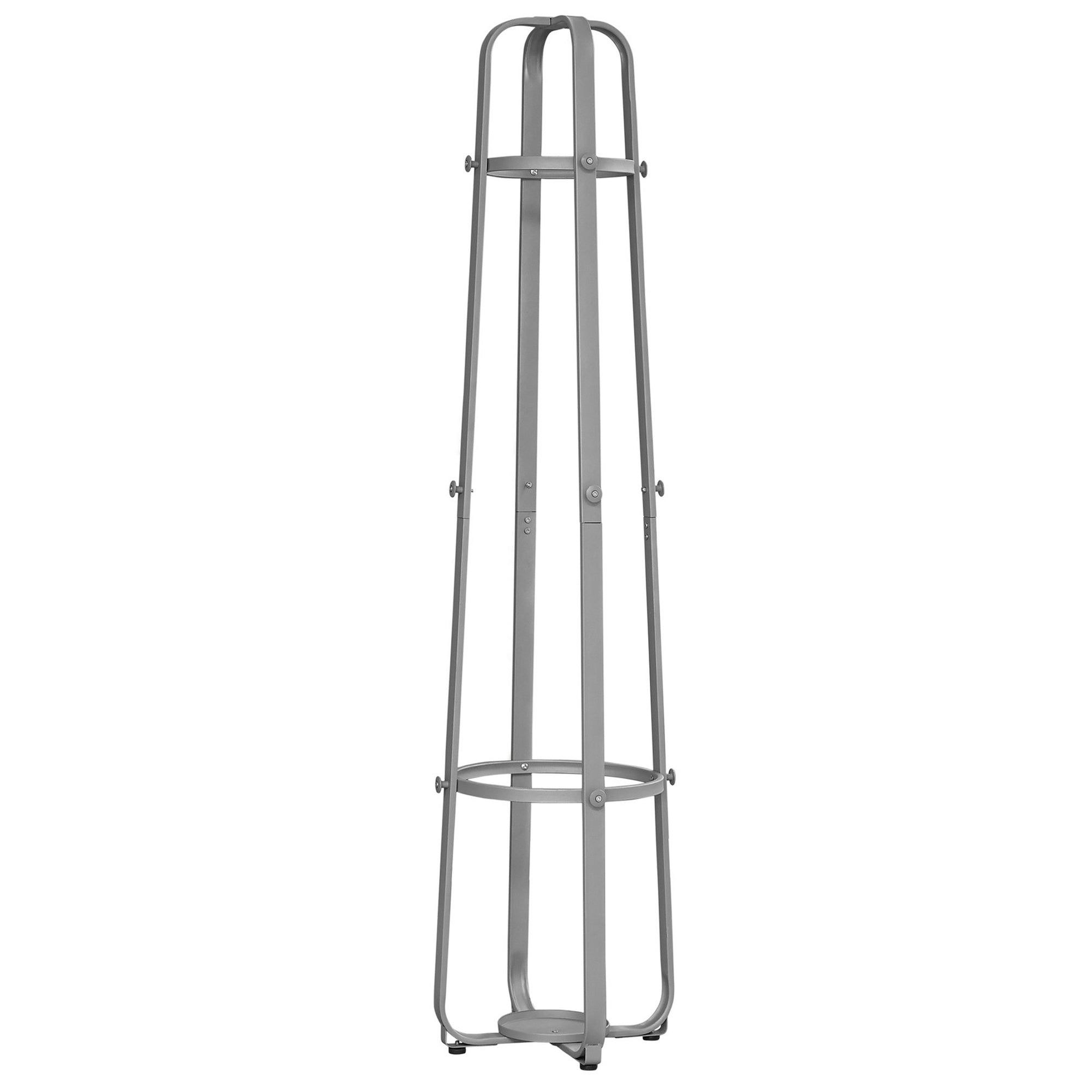PORTE MANTEAU - 72"H / METAL ARGENT AVEC PORTE PARAPLUIE ( Meuble Mtl ) 