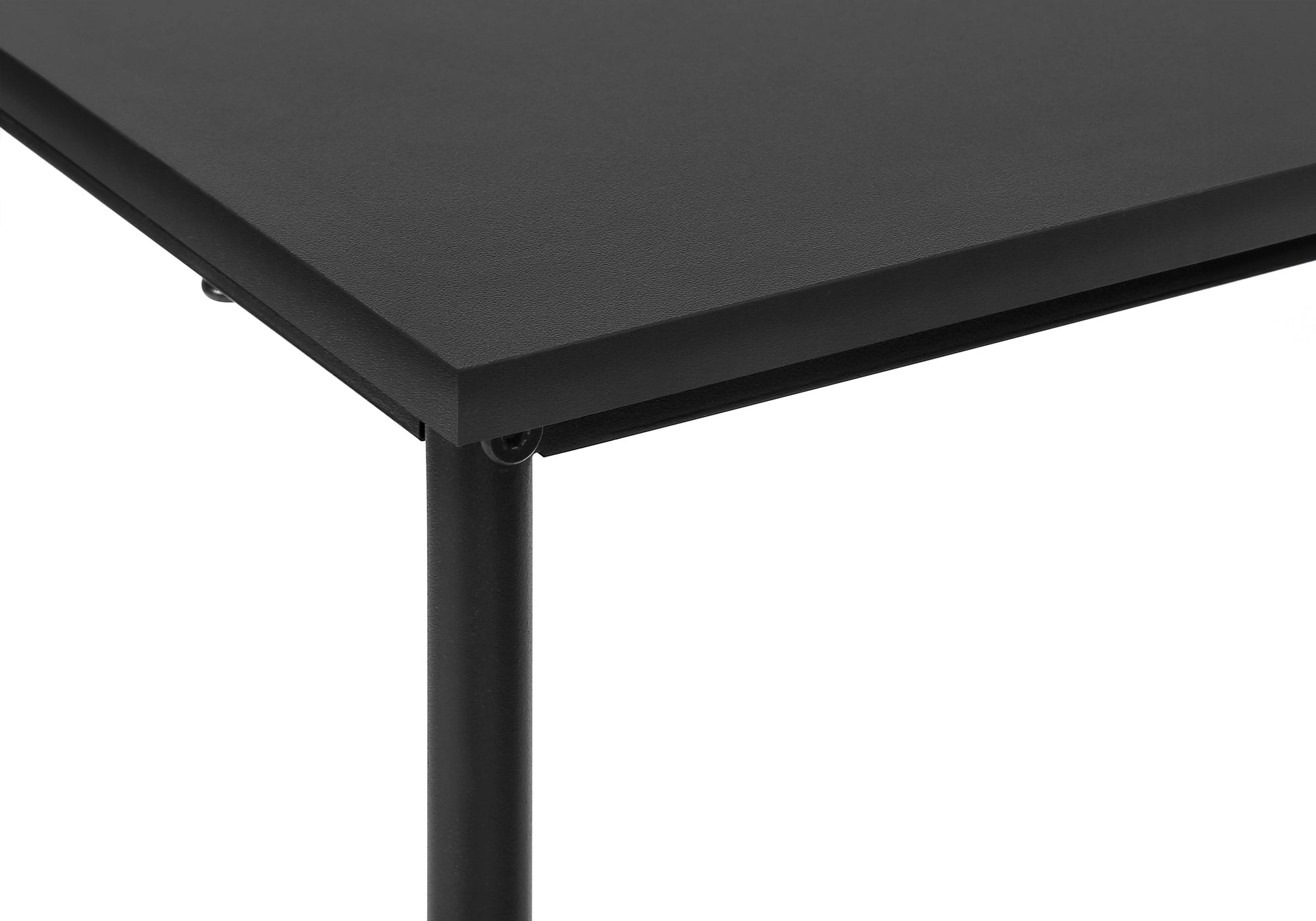 TABLE D'APPOINT - 24"H / NOIR / METAL NOIR ( Meuble Mtl ) 