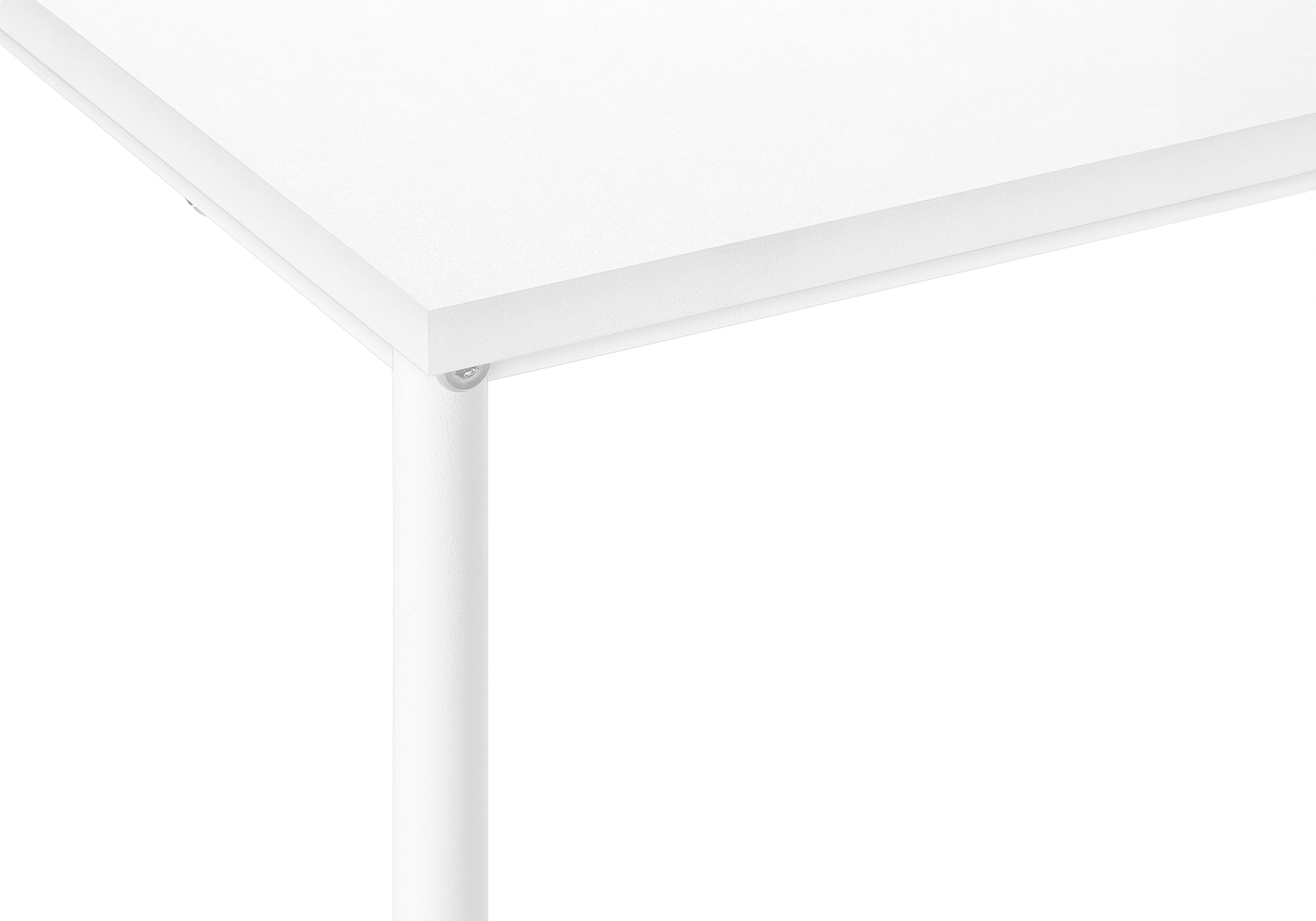TABLE D'APPOINT - 24"H /BLANC / METAL BLANC ( Meuble Mtl ) 