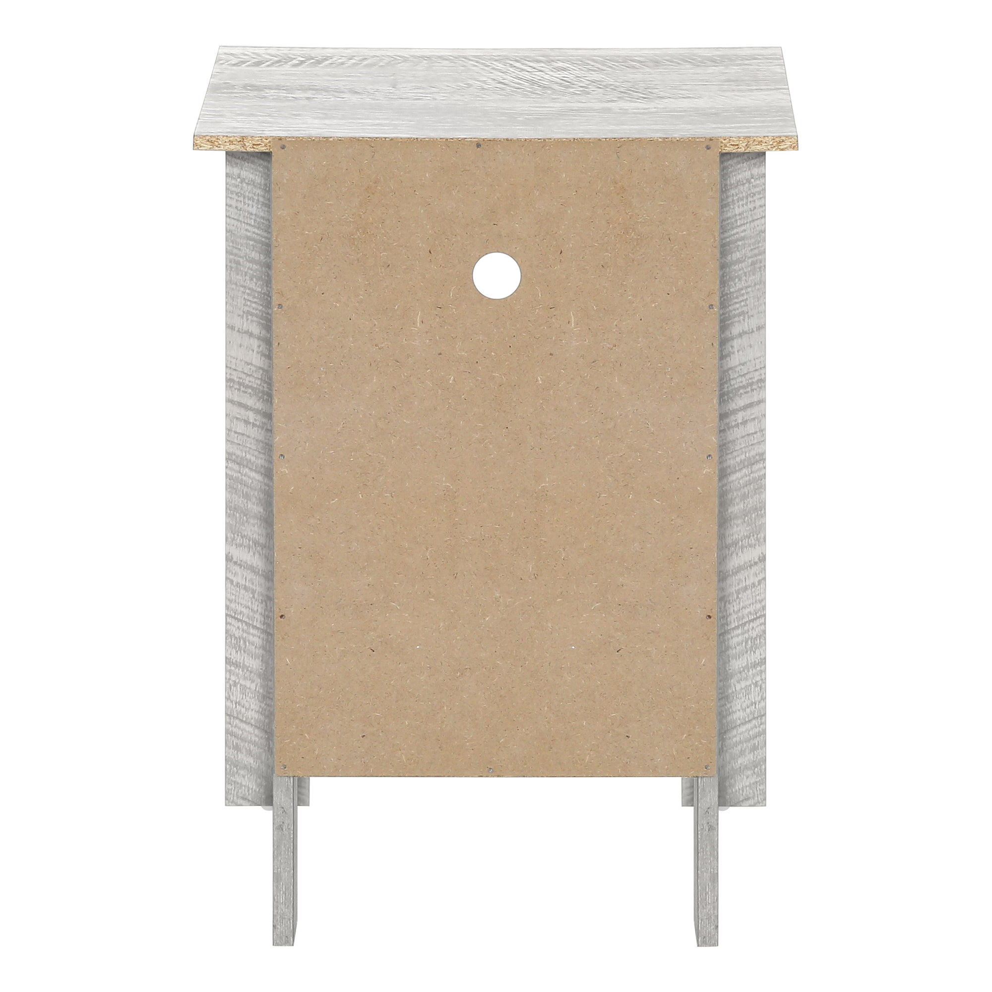 TABLE D'APPOINT - TABLE DE NUIT GRIS INDUSTRIEL AVEC RANGEMENT ( Meuble Mtl )
