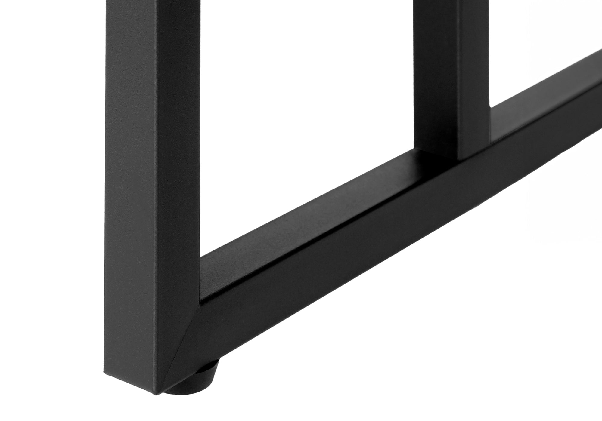 TABLE D'APPOINT - 24"H / TAUPE FONCE / METAL NOIR ( Meuble Mtl ) 