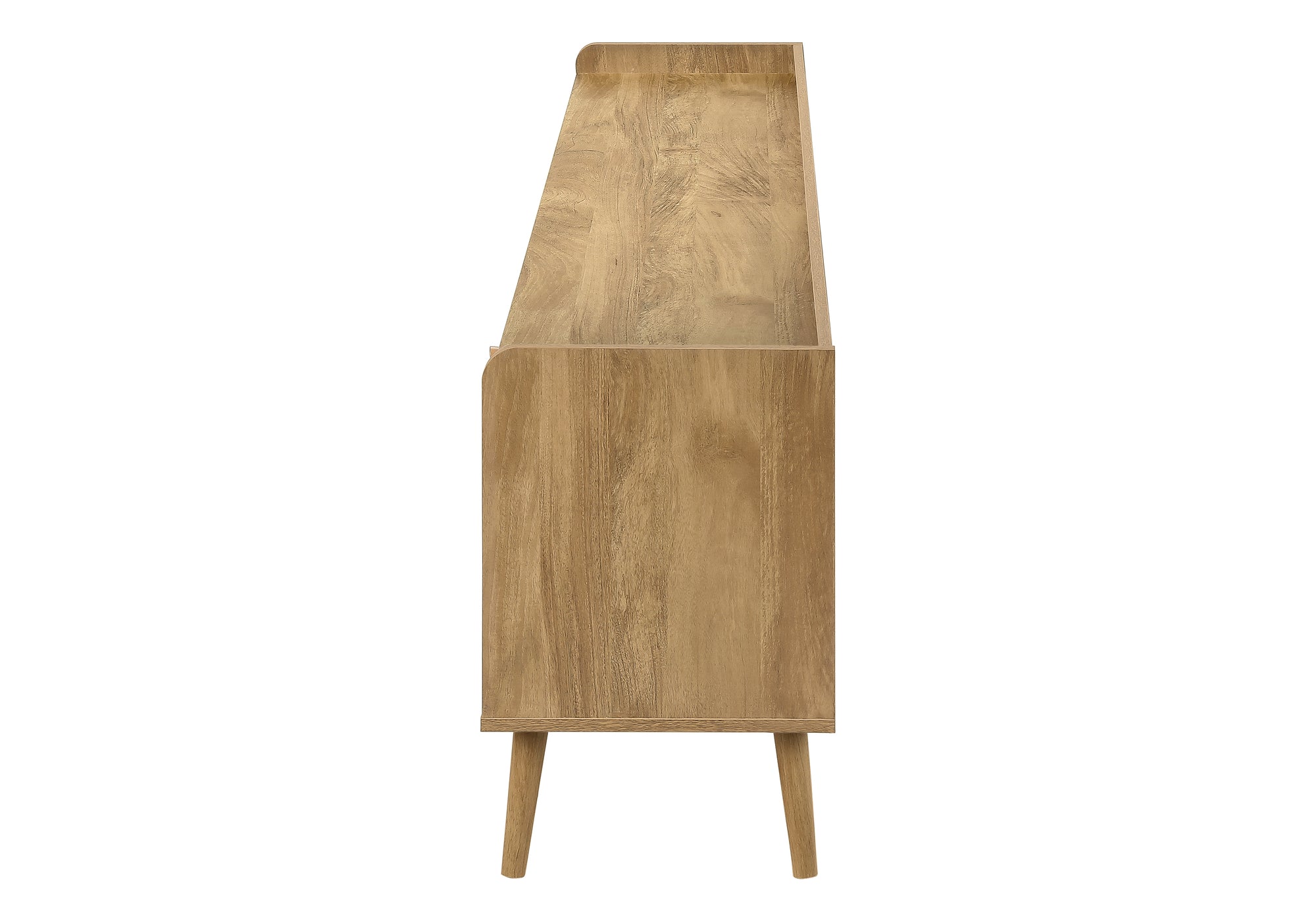 Meuble TV 72" Noyer avec Rangement | Style Contemporain