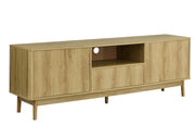 Meuble TV Monarch I 2834 — 72 po, noyer clair