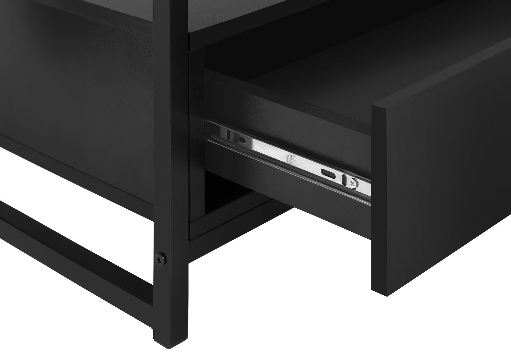 MEUBLE TV - 48"L / NOIR / METAL NOIR ( Meuble Mtl ) 