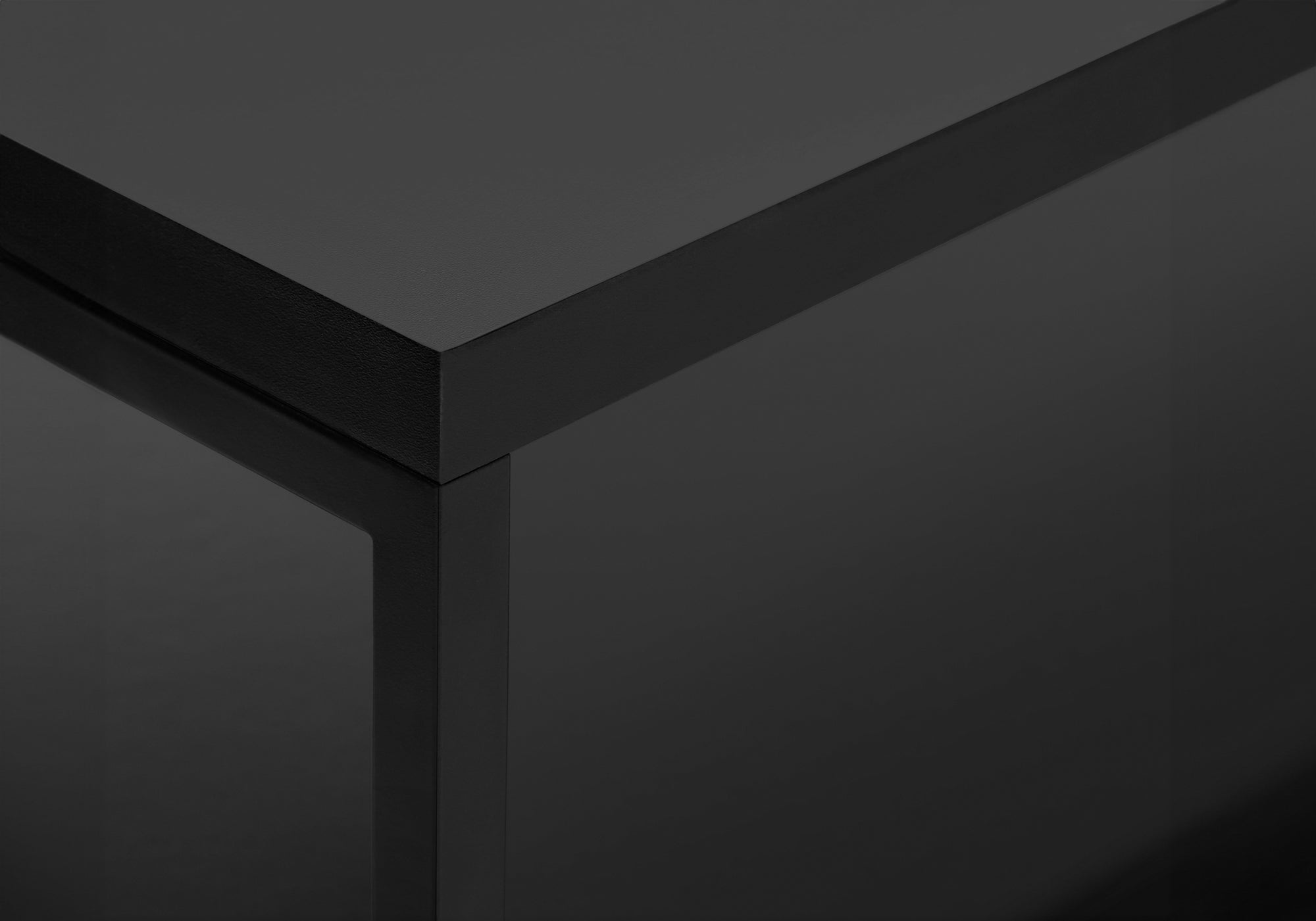 MEUBLE TV - 48"L / NOIR / METAL NOIR ( Meuble Mtl ) 
