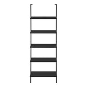 BIBLIOTHÈQUE - ÉCHELLE 72"H NOIR / MÉTAL NOIR ( Meuble Mtl ) 