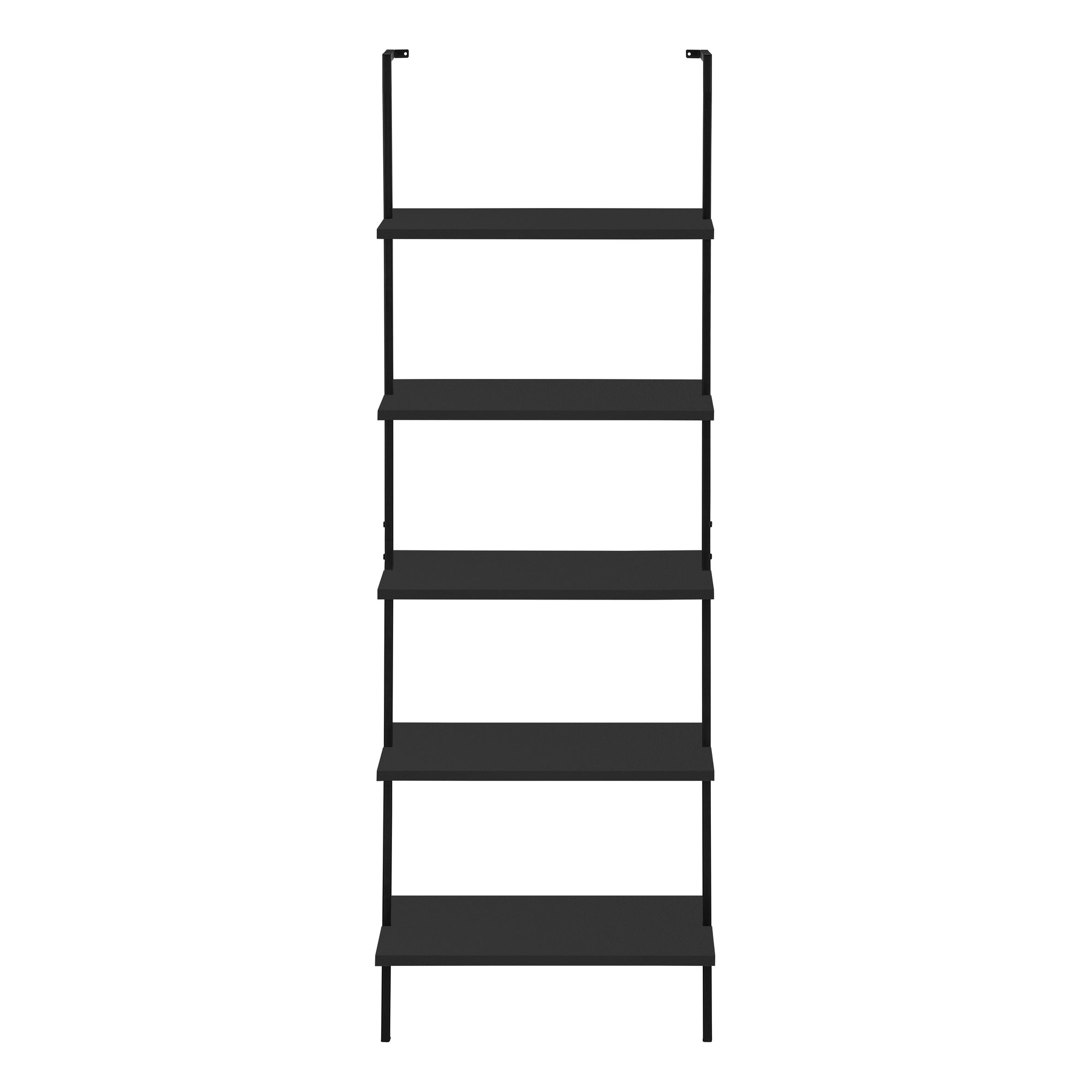BIBLIOTHÈQUE - ÉCHELLE 72"H NOIR / MÉTAL NOIR ( Meuble Mtl ) 