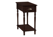TABLE D'ACCENT - 24"H / TABLE DE BOUT PLACAGE CERISE