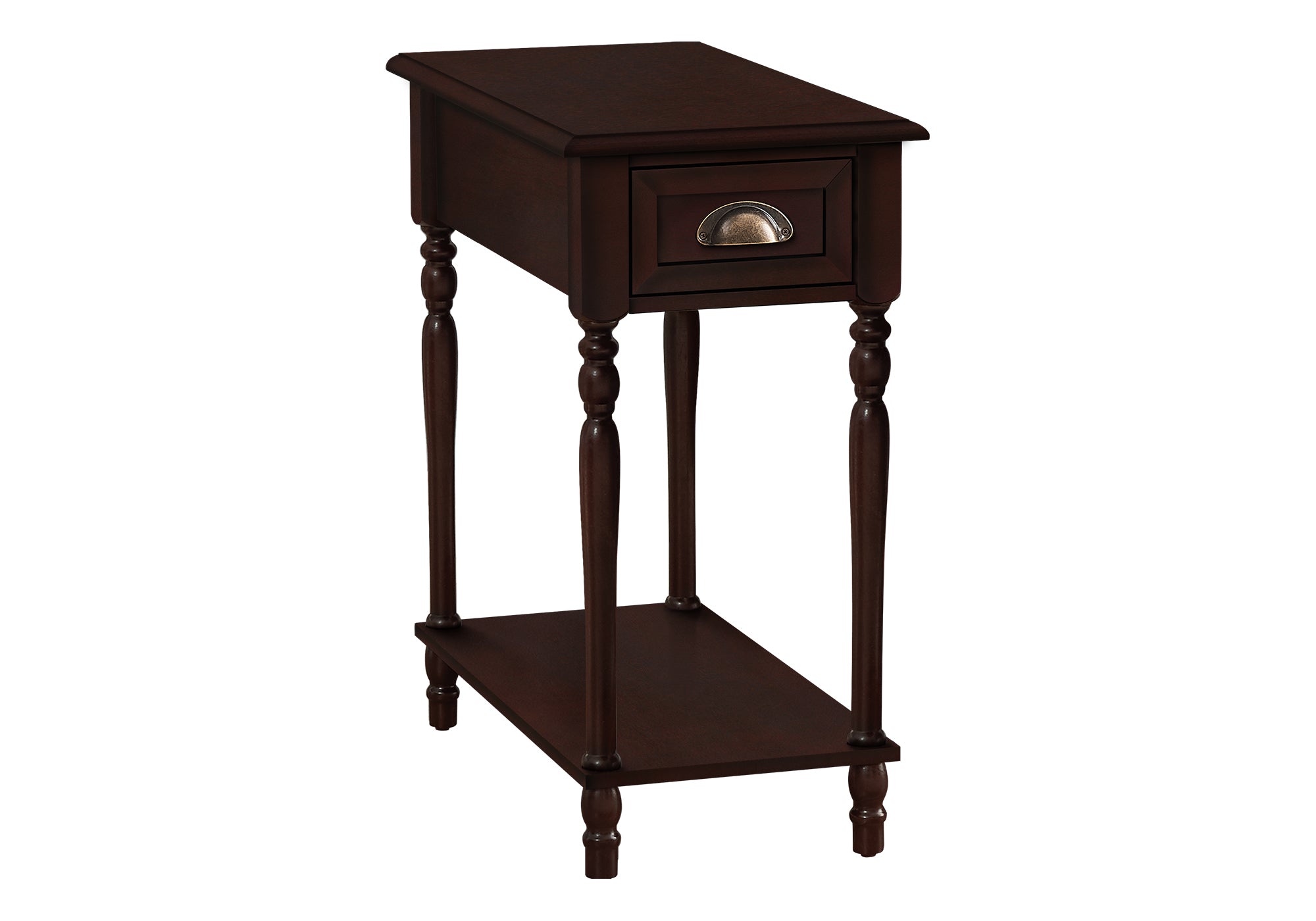 TABLE D'ACCENT - 24"H / TABLE DE BOUT PLACAGE CERISE