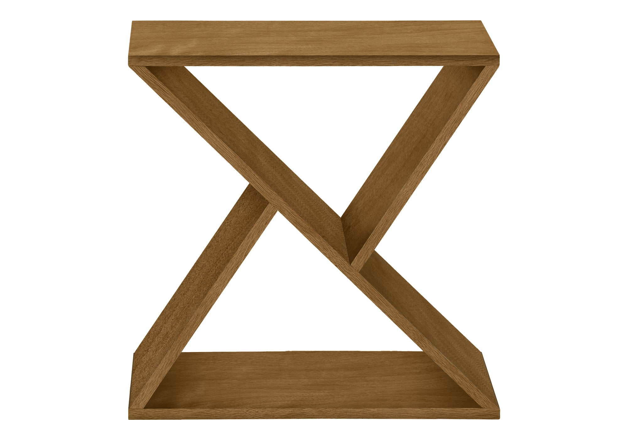Tableau d'accent - 24 "H / Table de fin de placage Taupe sombre