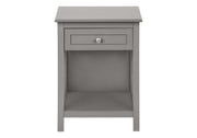 Tableau d'accent - 25 "H / Table de fin de placage gris antique