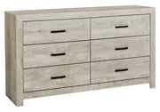 Commode 6 tiroirs – Fini chêne blanchi