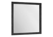 Miroir mural – Fini gris graphite
