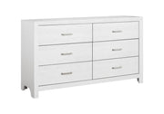 Commode 6 tiroirs – Fini chêne blanc
