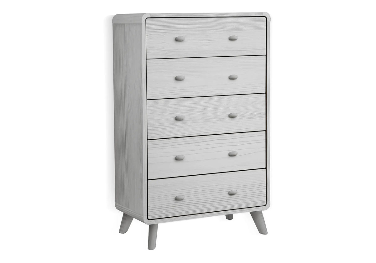 Commode 5 tiroirs – Fini chêne gris