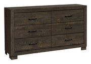 Commode 6 tiroirs – Fini chêne rustique
