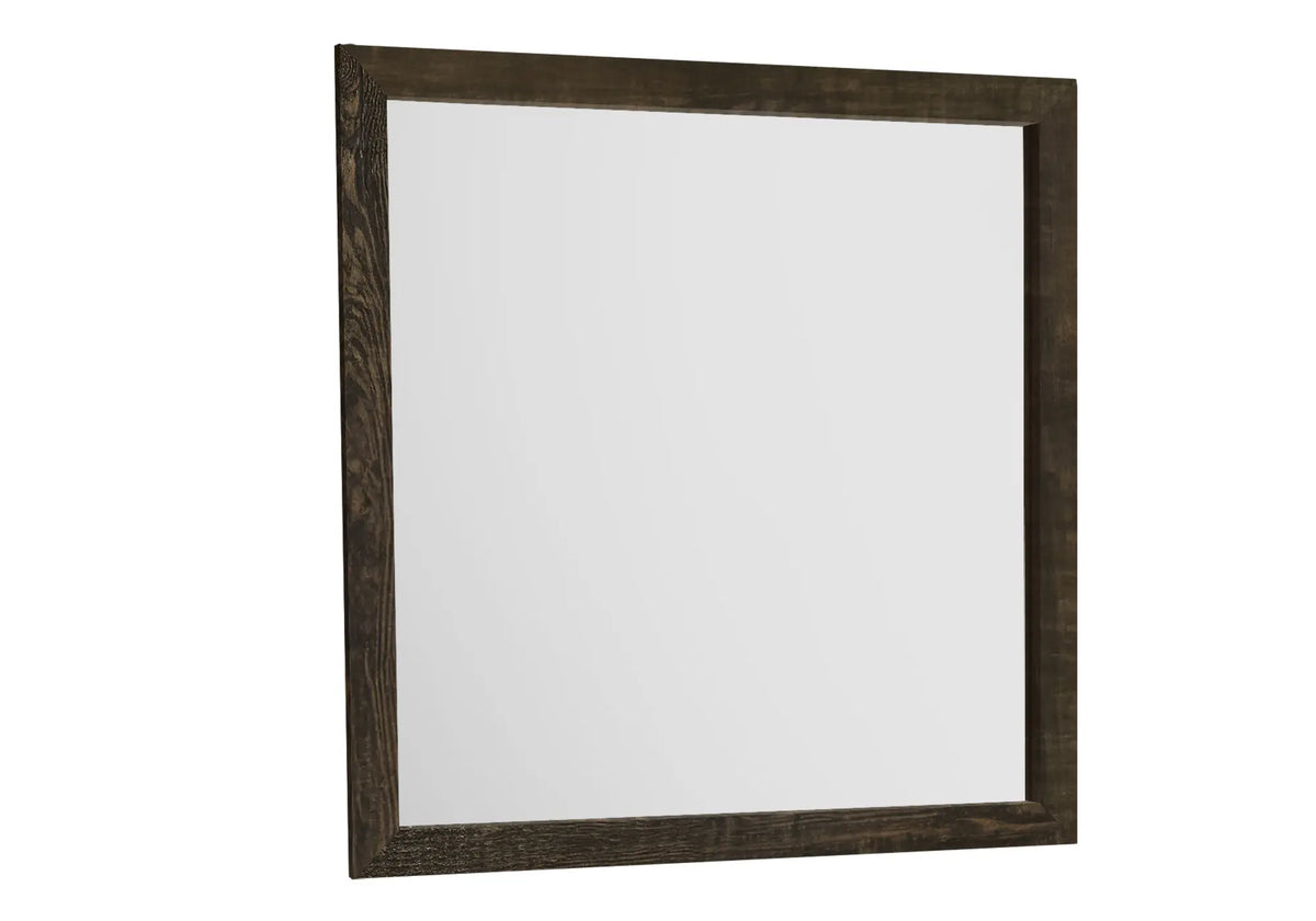 Miroir mural – Fini chêne rustique