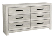 Commode 6 tiroirs – Fini gris bois récupéré