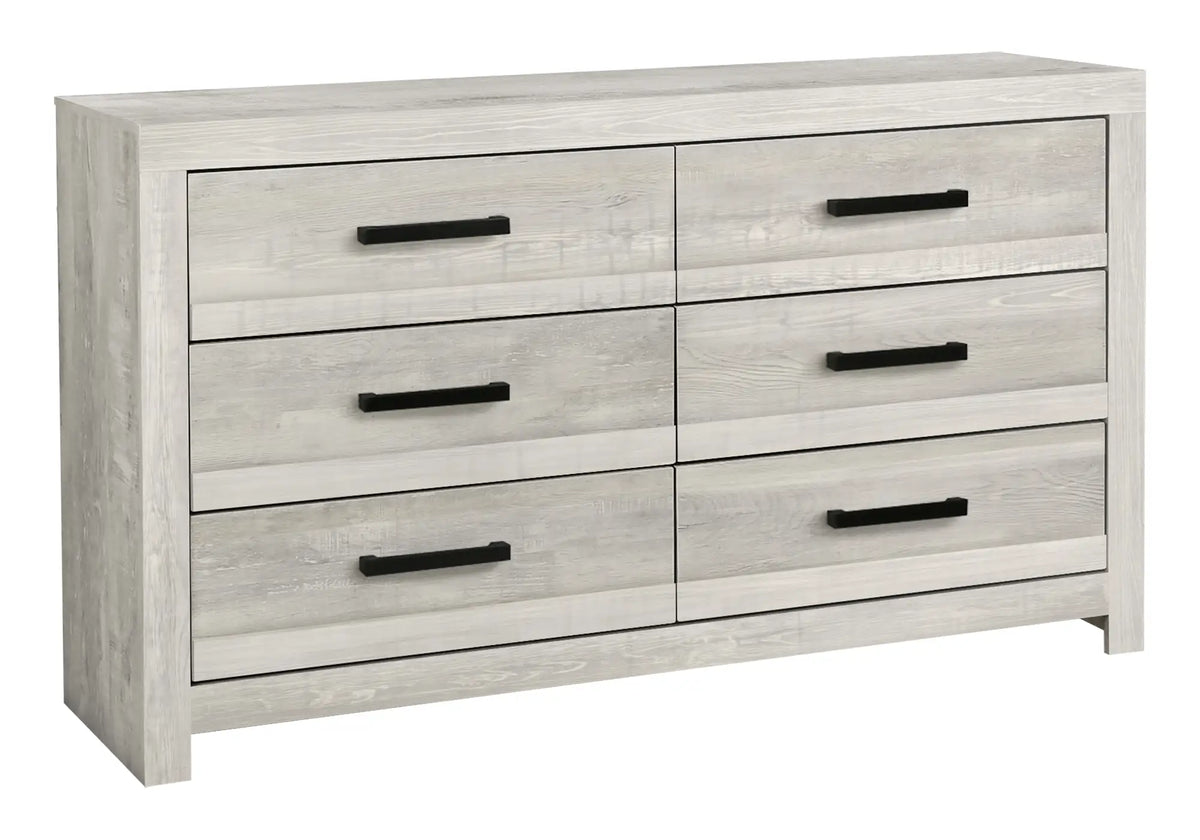 Commode 6 tiroirs – Fini gris bois récupéré