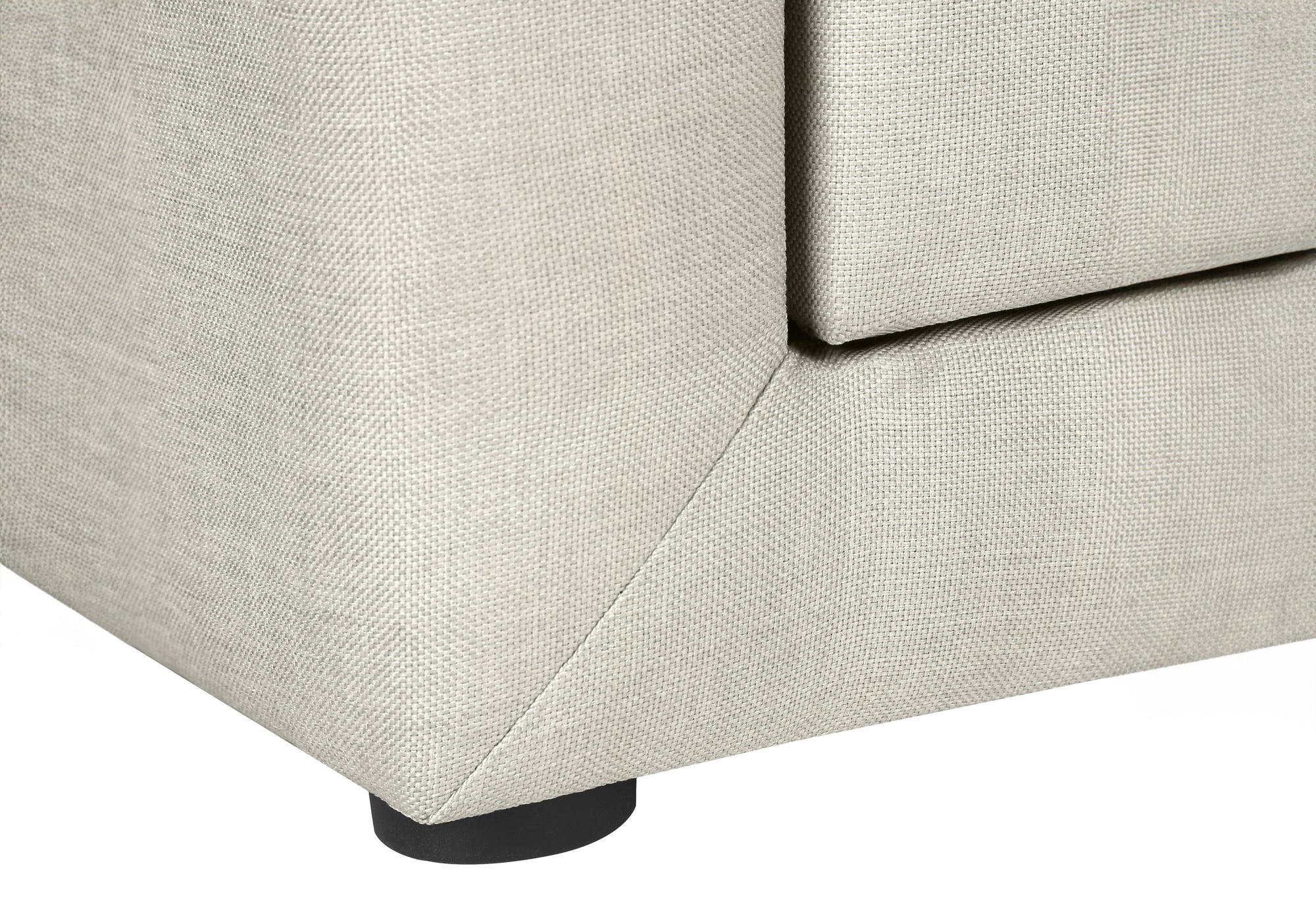 TABLE DE CHEVET - 21"H / LIN BEIGE