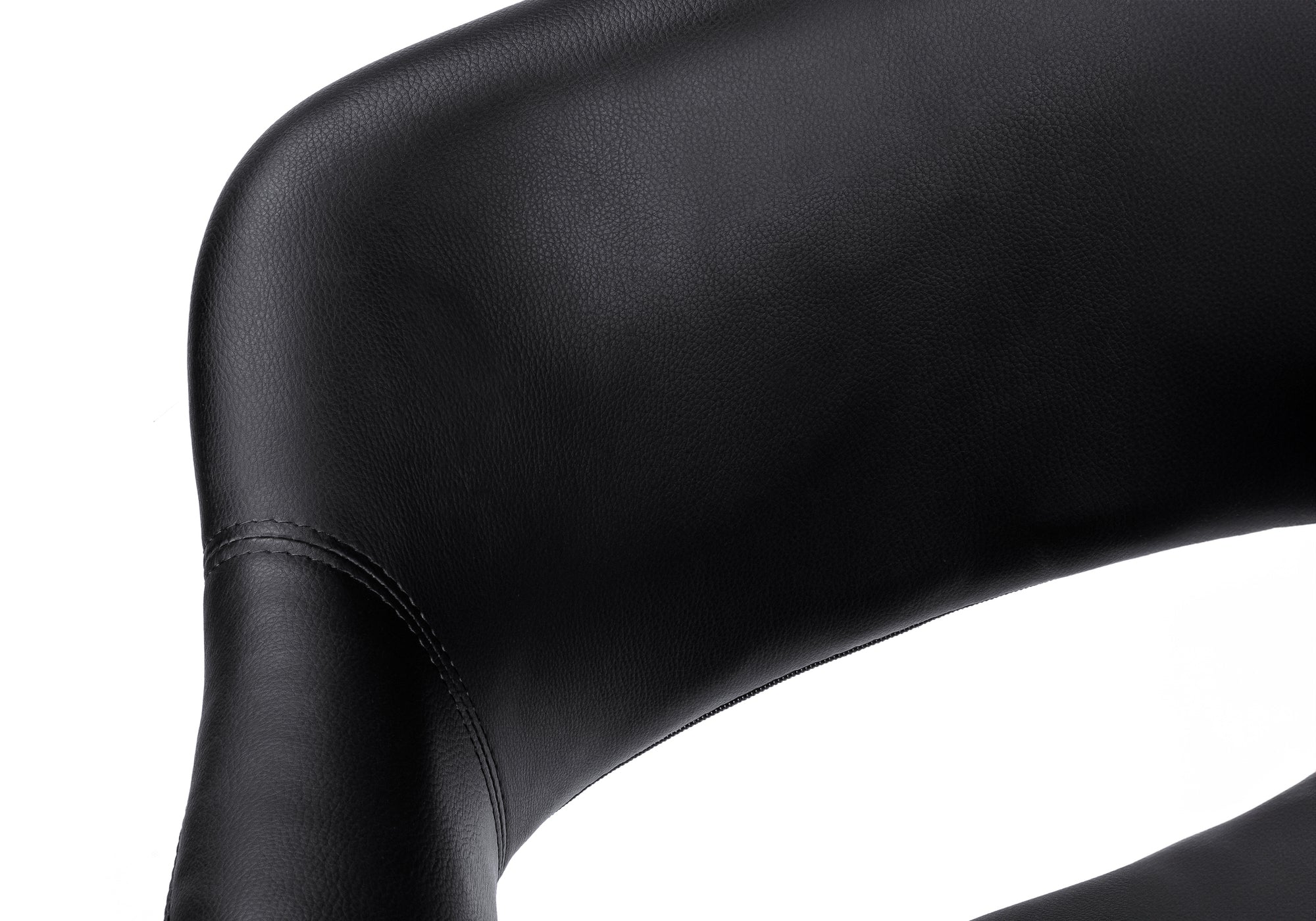 CHAISE DE BUREAU - PIETEMENT LEVANT HYDRAULIQUE NOIR / MÉTAL CHROMÉ ( Meuble Mtl ) 