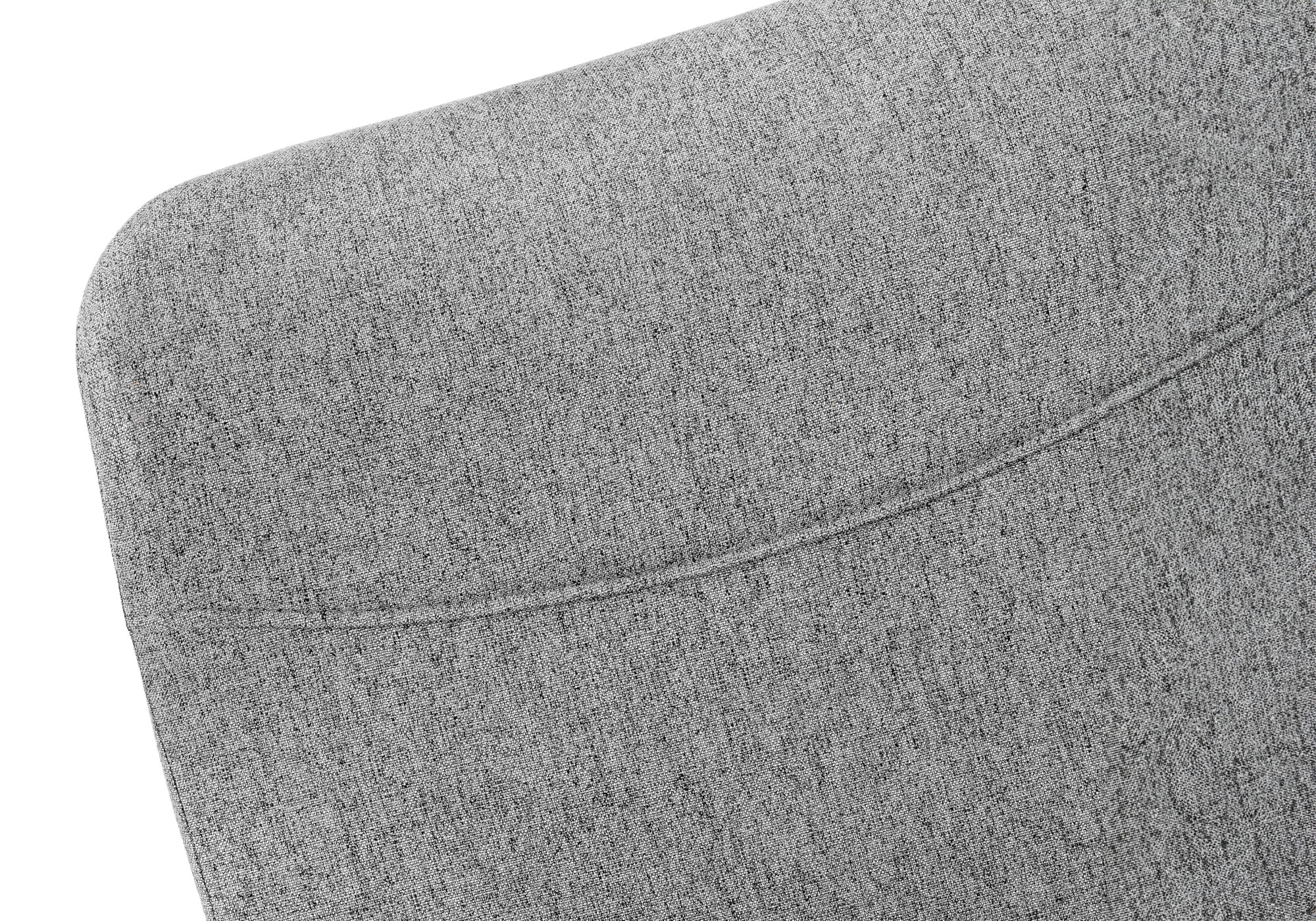 CHAISE DE BUREAU - NOIR / TISSU GRIS FONCÉ / MULTIPOSITIONS ( Meuble Mtl ) 
