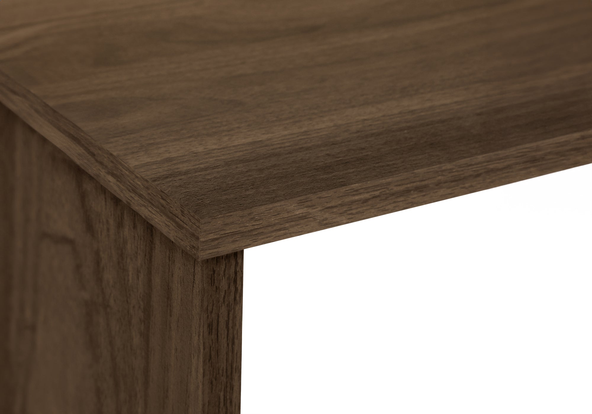 BUREAU D'ORDINATEUR - 46"L / NOYER FONCÉ / ARMOIRE DE RANGEMENT ( Meuble Mtl ) 