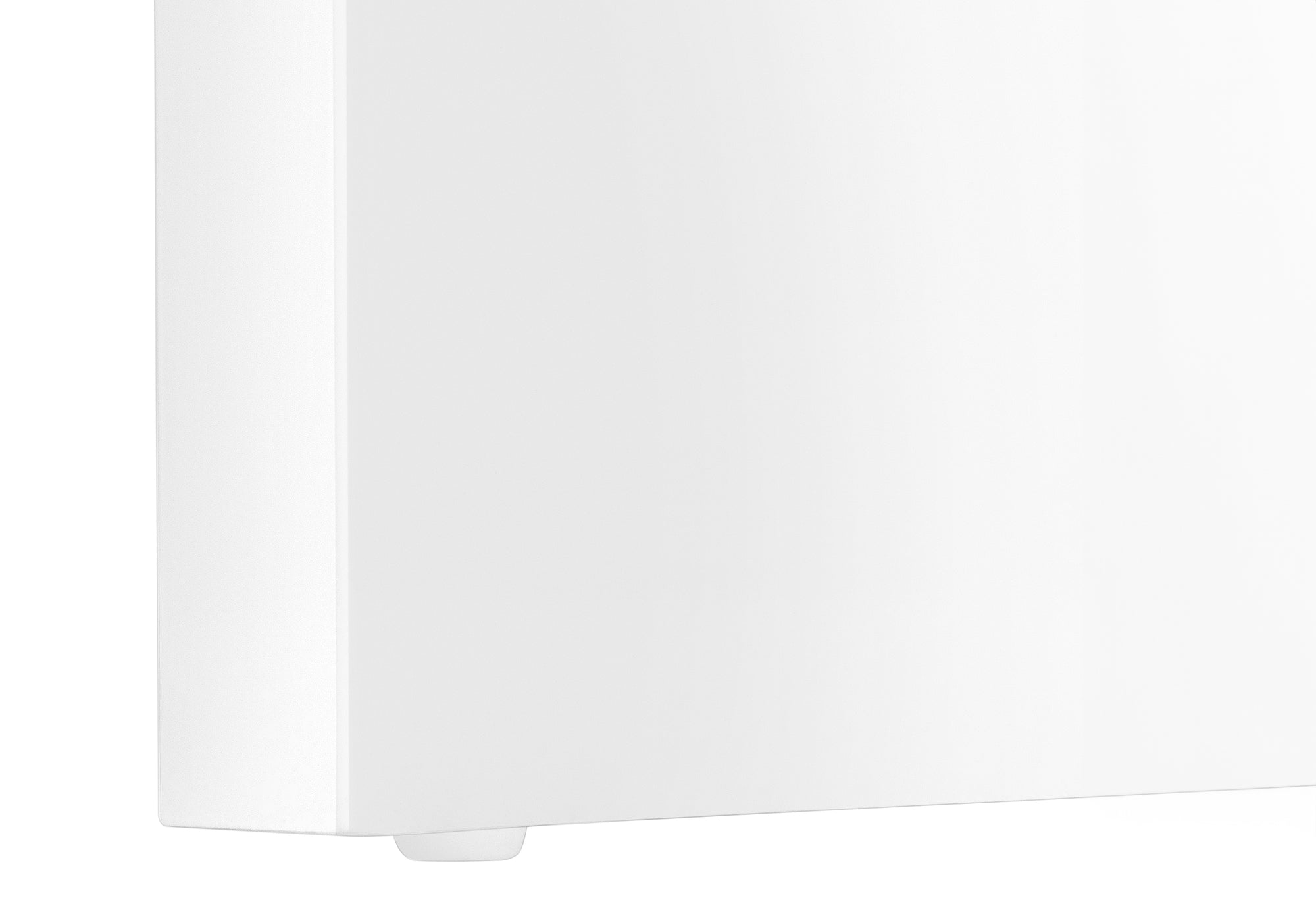 BUREAU D'ORDINATEUR - 72"L / BLANC TRÈS BRILLANT GAUCHE/DROIT FACE ( Meuble Mtl ) 