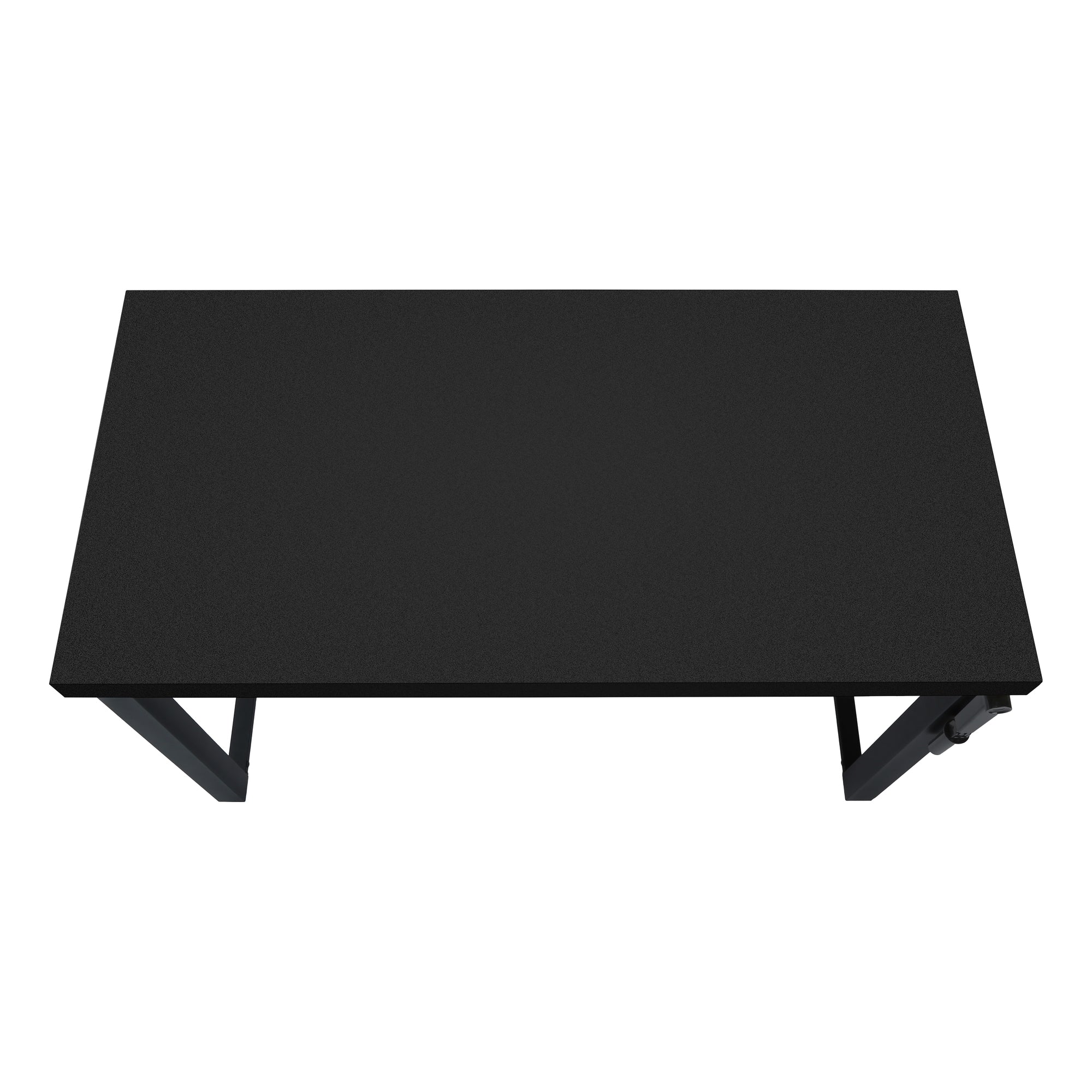 BUREAU D'ORDINATEUR - 48"L / NOIR / HAUTEUR AJUSTABLE/ METAL NOIR ( Meuble Mtl ) 