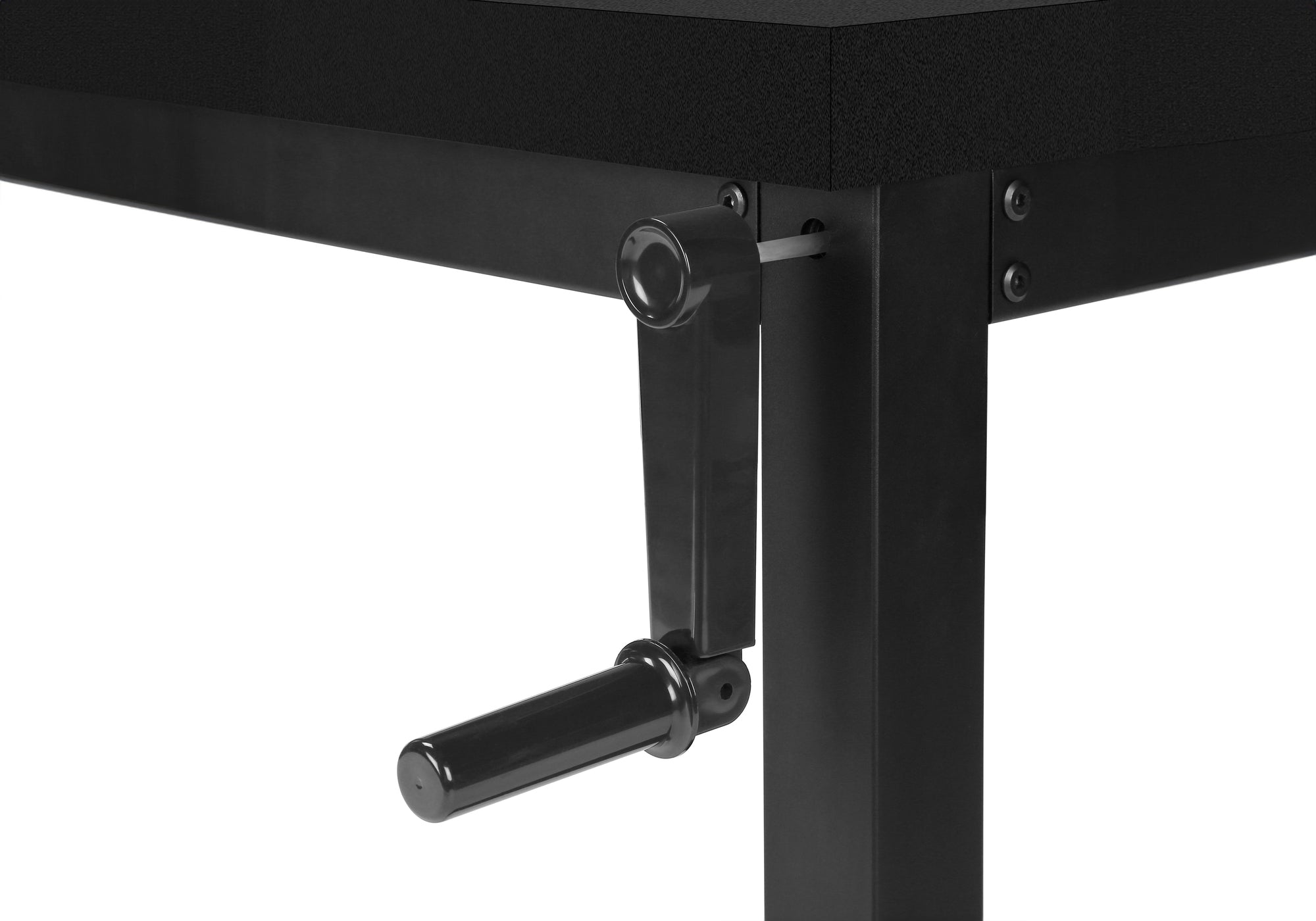 BUREAU D'ORDINATEUR - 48"L / NOIR / HAUTEUR AJUSTABLE/ METAL NOIR ( Meuble Mtl ) 